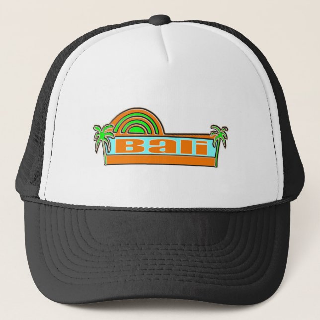 Bali, Indonesia Trucker Hat (Front)