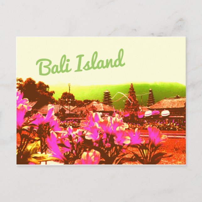 Bali Island Postcards (Front)
