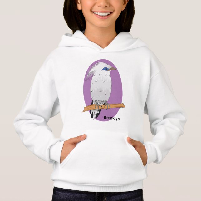 Bali Myna tropical exotic bird  (Front)