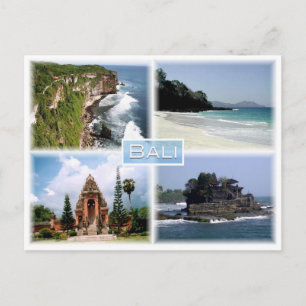 Bali - Pura Luhur Uluwatu - Padangbai Secret Beach Postcard