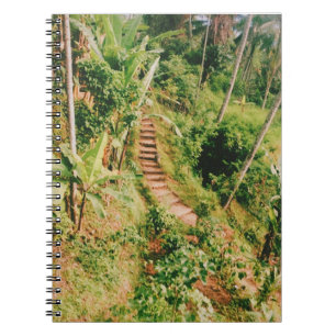 Bali rainforest Stairway  Notebook