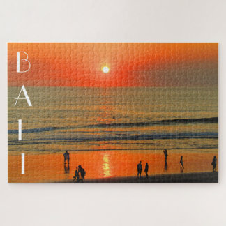 bali seminyak sunset jigsaw puzzle