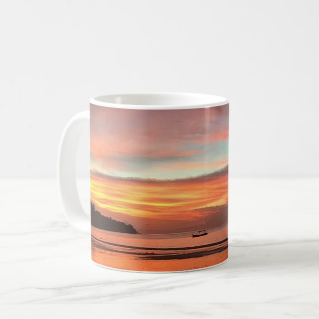 Bali Sunset  Coffee Mug (Front Left)