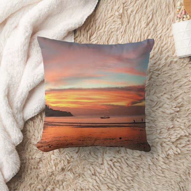 Bali Sunset Cushion (Blanket)