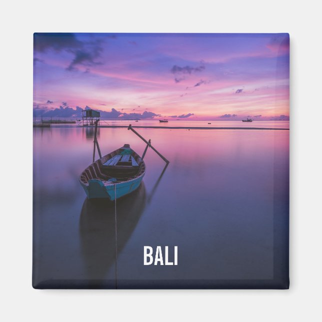 Bali Sunset Fridge Magnet (Front)