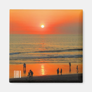 bali sunset magnet