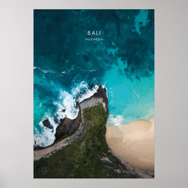 Bali Travel Artwork Poster (Front)