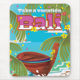 Bali Travel poster. Mouse Mat