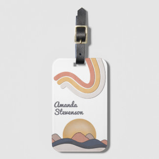 Bali Tropical Island Personalised Luggage Tag