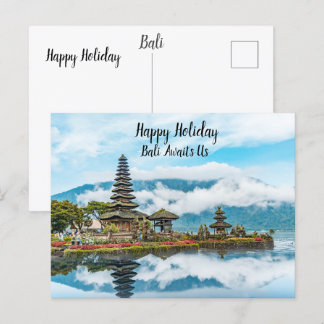 Bali vacation postcard