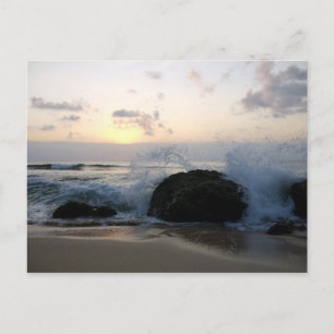 bali waves postcard