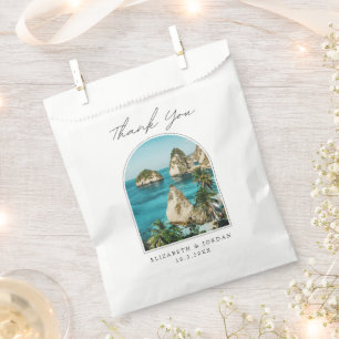 Bali Wedding Thank You Photo Favour Bags