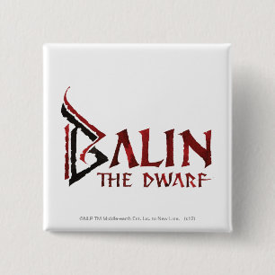Balin Name 15 Cm Square Badge