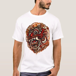 Balinese Barong Illustration T-Shirt
