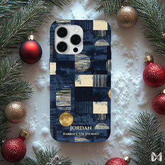 Balinese Batik Geometric Harmony – Modern Elegance iPhone 15 Pro Max Case