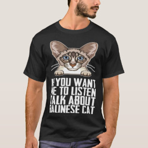Balinese cat Balinese Balinese cats T-Shirt
