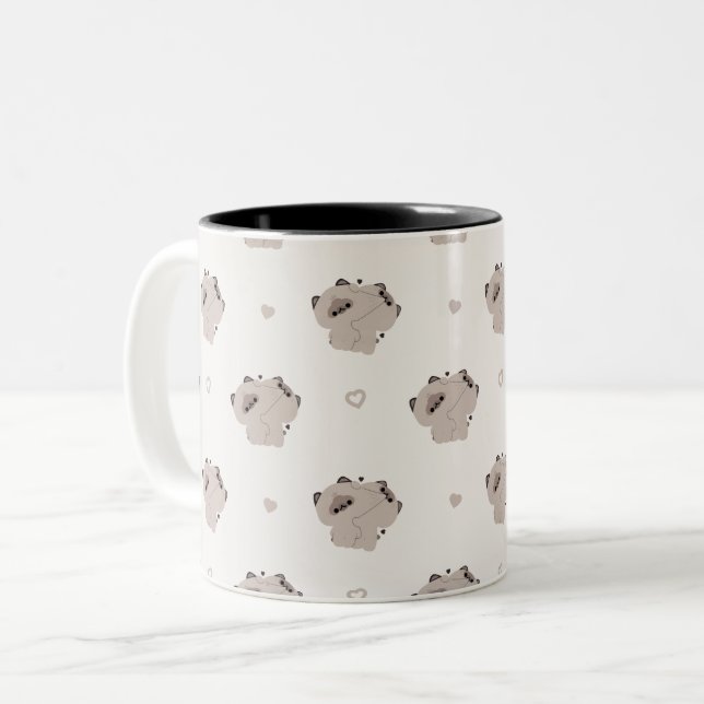 Balinese Cat Couple Mug (Front Left)