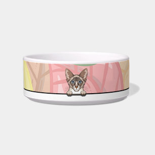Balinese Cat Pet Bowl
