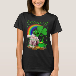 Balinese Cat Rainbow Balinese Cat St Patrick's Day T-Shirt