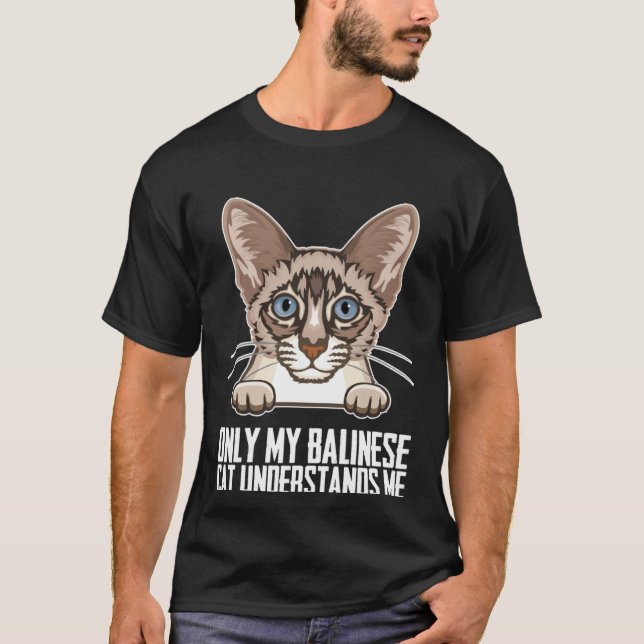 Balinese cats  Balinese Dad  Balinese Mom  3 T-Shirt (Front)