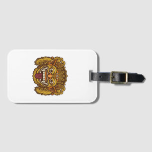 Balinese Cultural Barong Luggage Tag