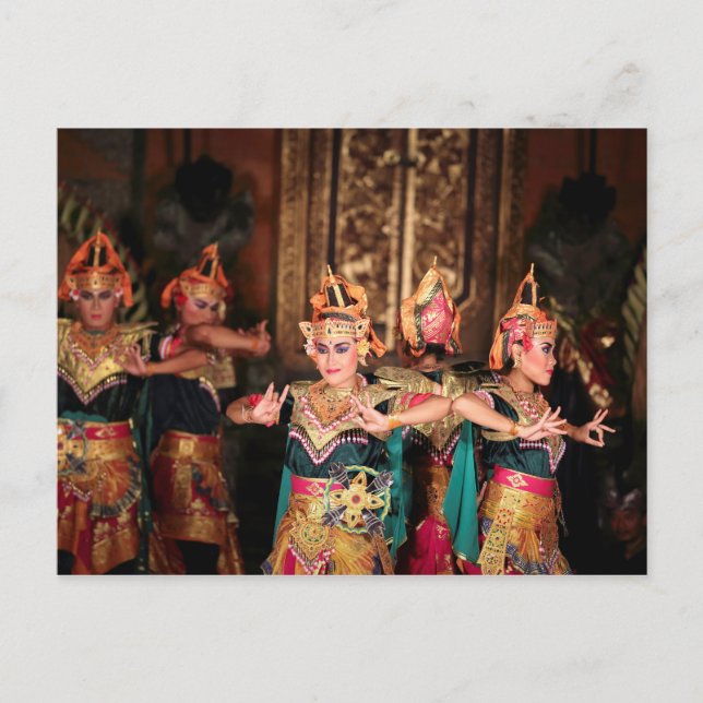 Balinese dance performance postcard (Front)