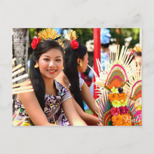 Balinese Girl Postcard