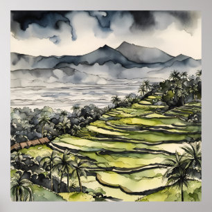 Bali's Paddy Symphony Poster