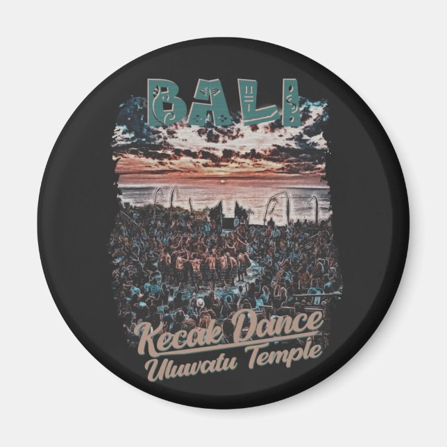 BALI's Uluwatu Temple Magnet (Front)