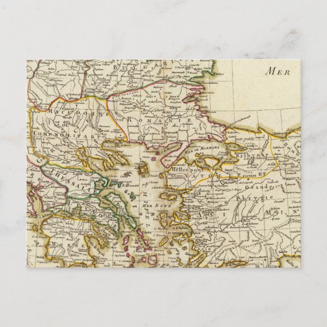 Balkan Peninsula 2 Postcard (Front)