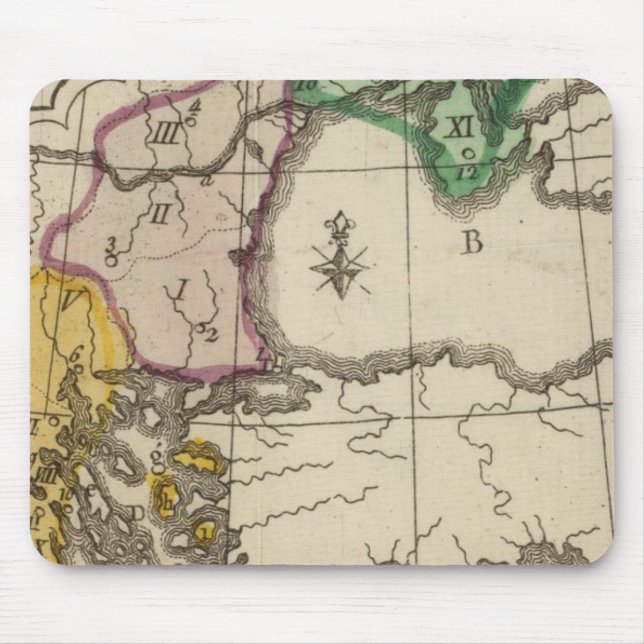 Balkan Peninsula 3 Mouse Mat (Front)