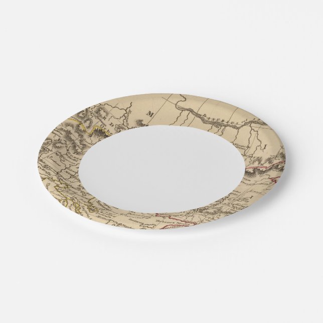 Balkan Peninsula 5 Paper Plate (Angled)