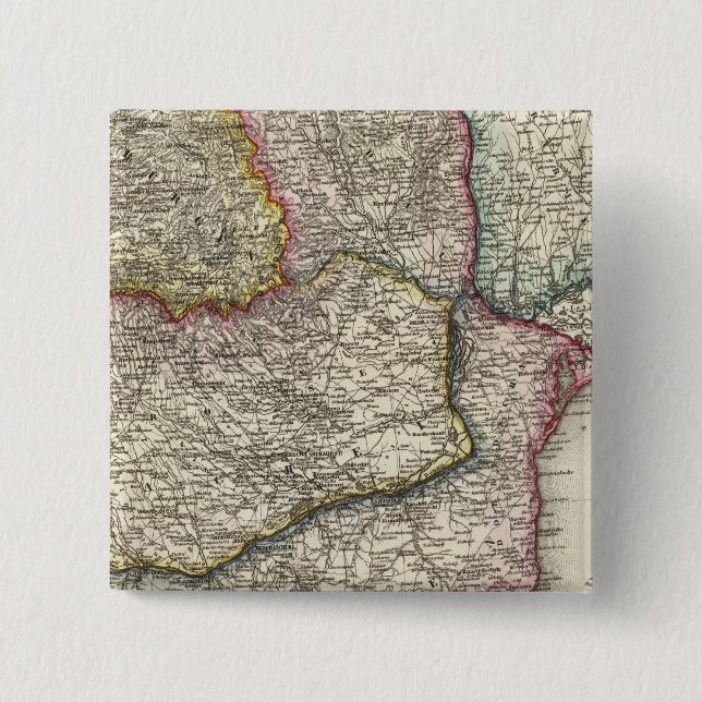 Balkan Peninsula, Bulgaria 15 Cm Square Badge (Front)