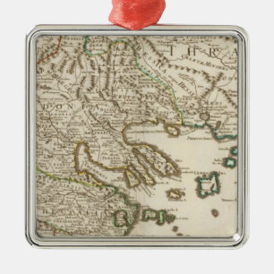 Balkan Peninsula, Greece, Macedonia 2 Metal Tree Decoration