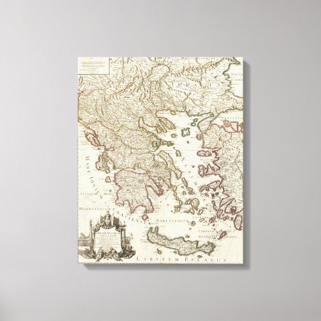 Balkan Peninsula, Greece, Macedonia Canvas Print (Front)