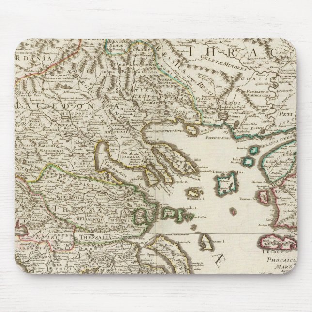 Balkan Peninsula, Greece, Macedonia Mouse Mat (Front)