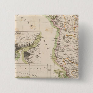 Balkan Peninsula, Turkey, Albania 15 Cm Square Badge