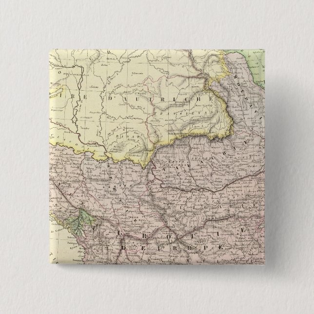 Balkan Peninsula, Turkey, Greece 2 15 Cm Square Badge (Front)