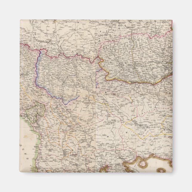 Balkan Peninsula, Turkey Magnet (Front)