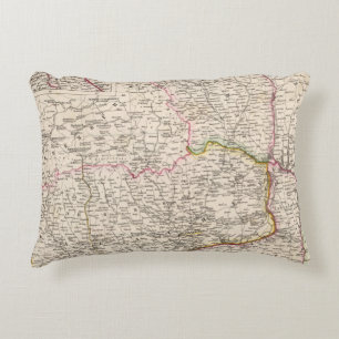 Balkan Peninsula, Turkey, Romania Decorative Cushion