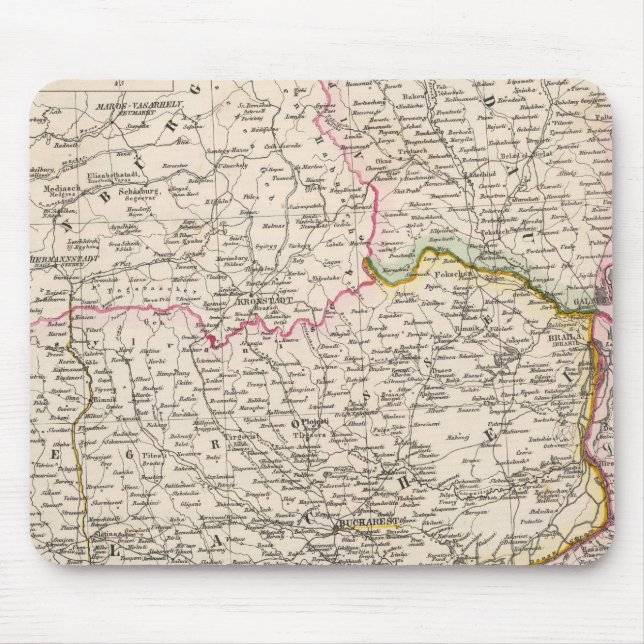 Balkan Peninsula, Turkey, Romania Mouse Mat (Front)