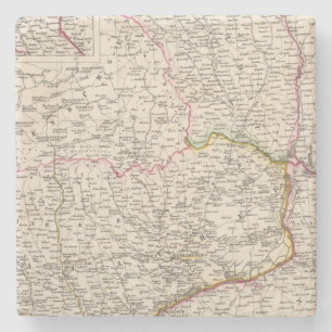 Balkan Peninsula, Turkey, Romania Stone Coaster