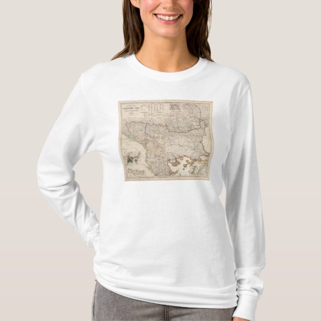 Balkan Peninsula, Turkey T-Shirt (Front)