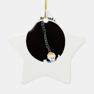 Ball and Chain Ceramic Tree Decoration
