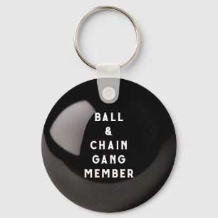 Ball and Chain Key Ring
