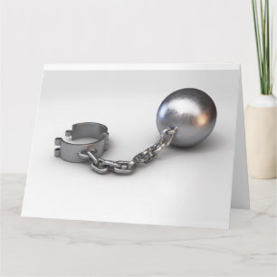Ball And Chain Restraint Card