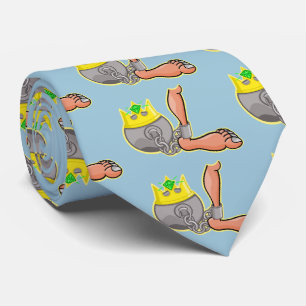 Ball And Chain Wearing A Crown Tie