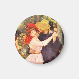 Ball at the Moulin de la Galett Auguste  Renoir    Magnet