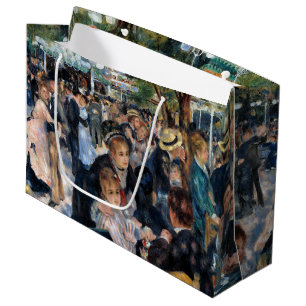 Ball at the Moulin de la Galette, Auguste Renoir L Large Gift Bag