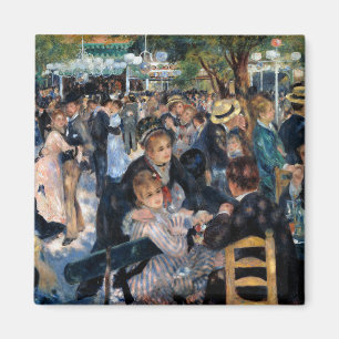 Ball at the Moulin de la Galette, Auguste Renoir Magnet